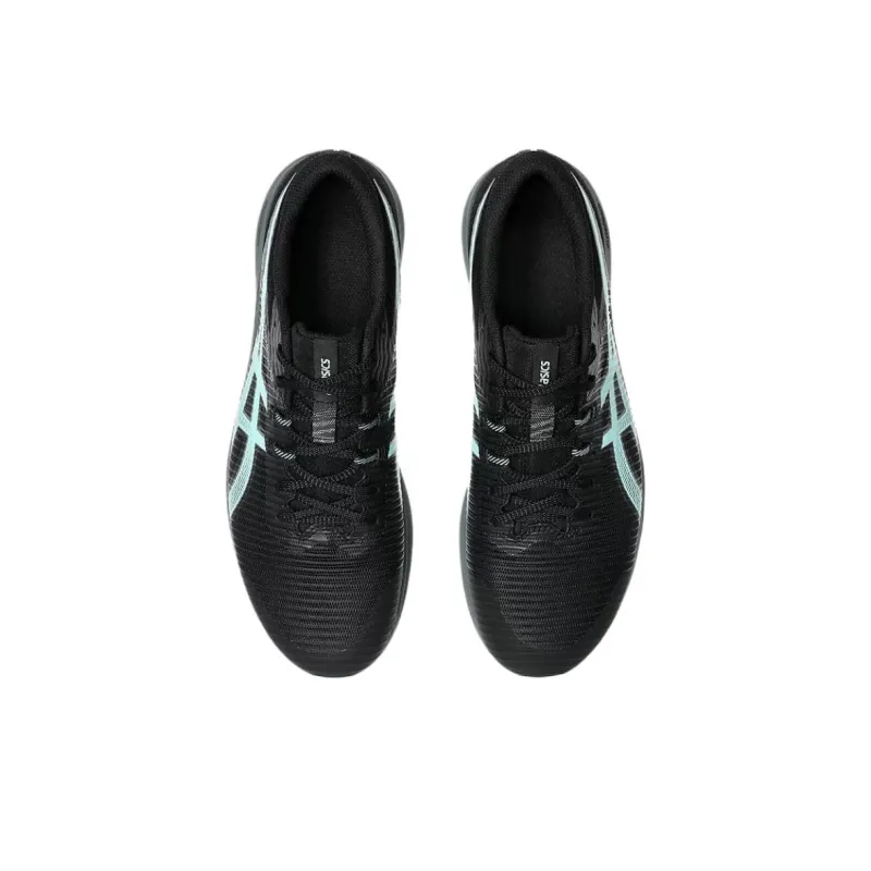 Asics HYPER RACER Anti Slip Wear Resistant Low Top Training Running Shoes Men's Black-2