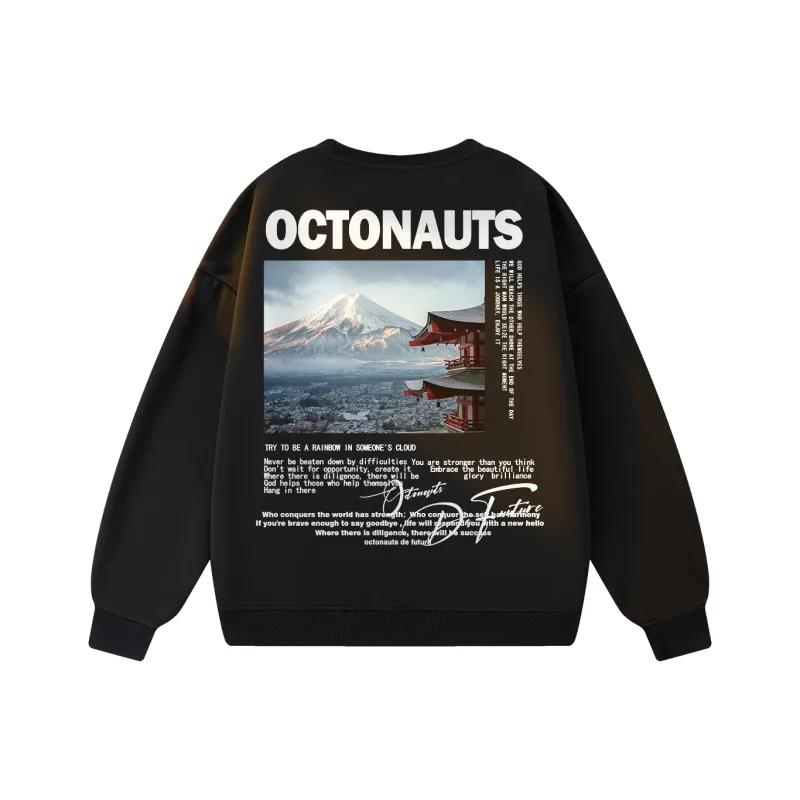 Small Columns Under The Sea Sweatshirt Unisex-6