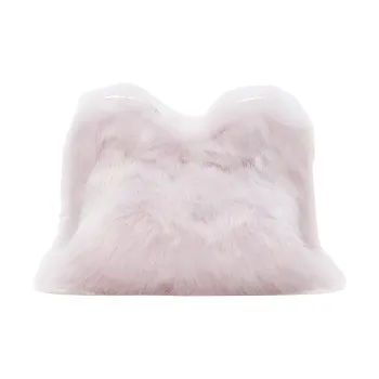 Burberry Shearling Clutch Women's Haze Color