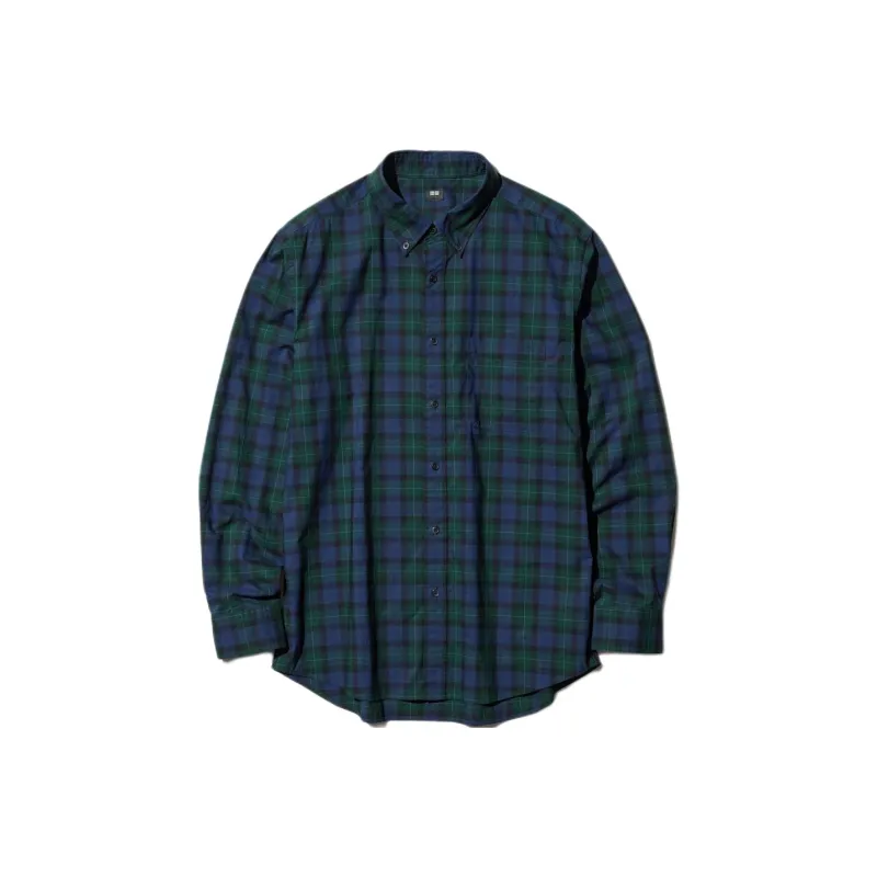 UNIQLO Shirts Unisex Navy Blue-0
