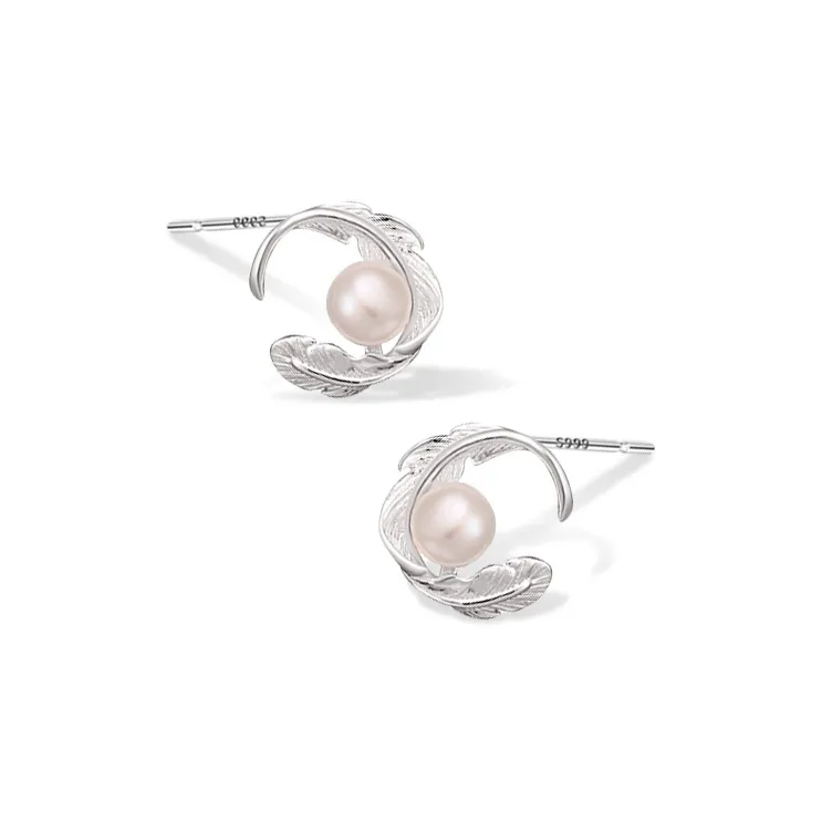 ETAHLOVE Sterling Silver Stud Earrings Women's-0