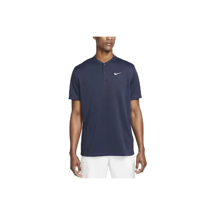 Nike Polo Shirts Men Marine Blue-0