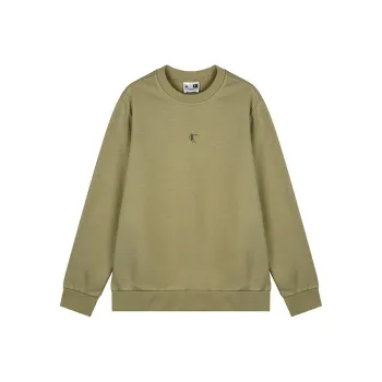 QIAODAN Sweatshirt Men's Grass Gray Green
