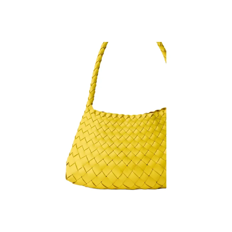 Dragon Diffusion Buffalo Leather Handbag Women's Yellow-2