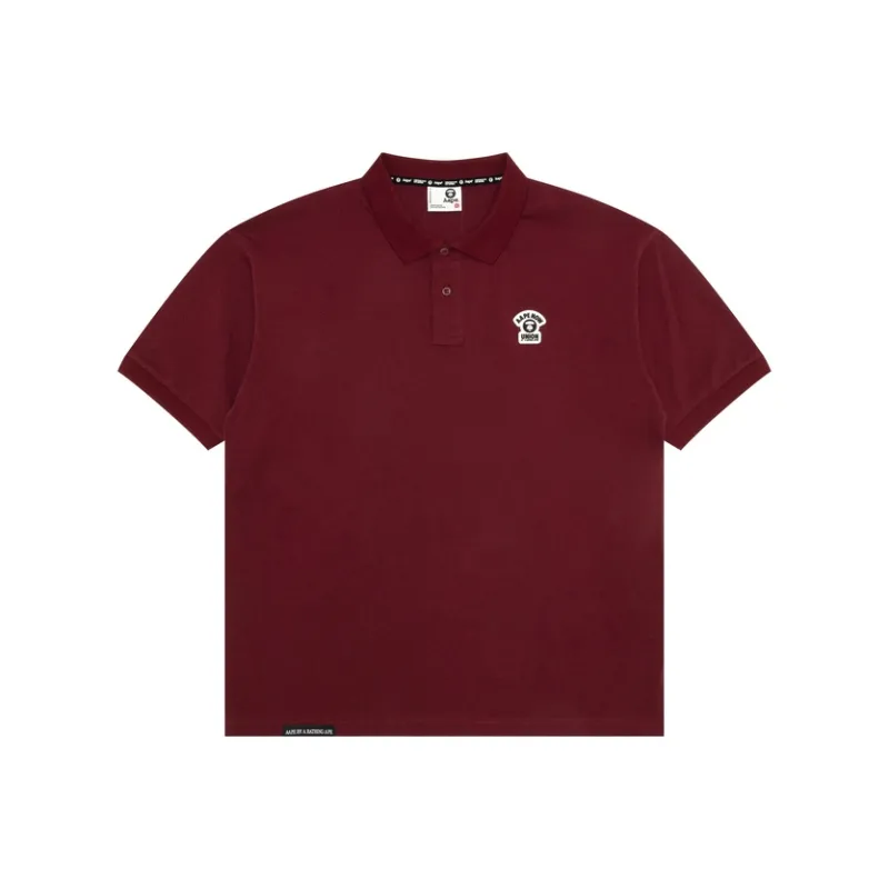 Aape By *A Bathing APE® Moonface Logo Polo Shirt-0