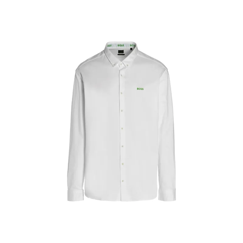HUGO BOSS Long Sleeved Shirt Men's White-0