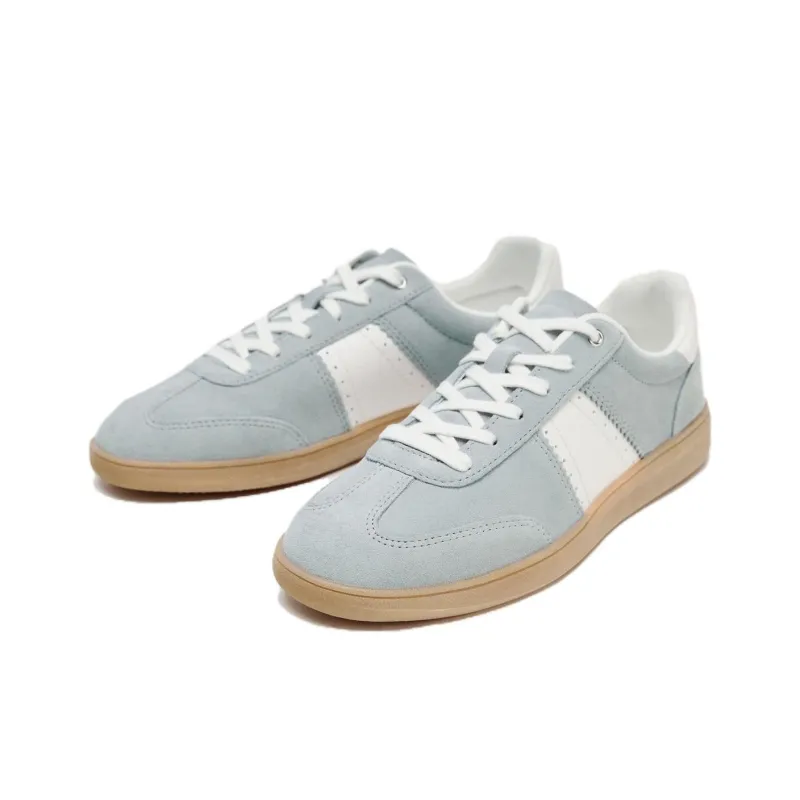ZARA Low Top Skateboard Shoes Women's Blue-1