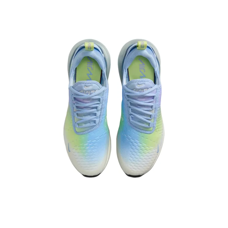 Nike Air Max 270 Aluminum Hydrangeas Light Lemon Twist Metallic Silver Women's-2