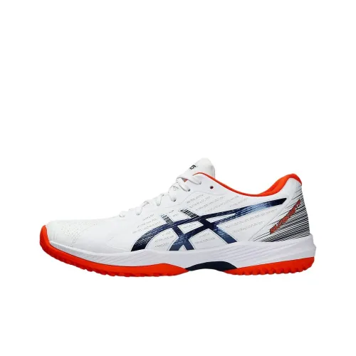 Asics Solution Swift FF Anti Slip Wear Resistant Low Top Tennis Shoes Men's White Blue