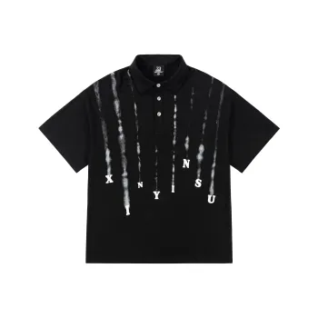 XINYINSU SS25 Polo Shirt Unisex Black