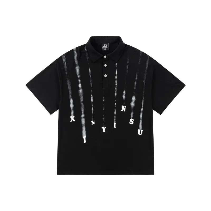 XINYINSU SS25 Polo Shirt Unisex Black-0