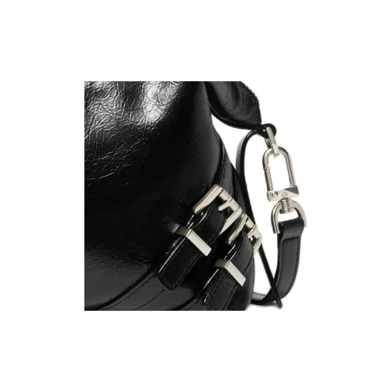 MICHAEL KORS Cow Leather One Shoulder Handbag Trumpets Women's Black-2