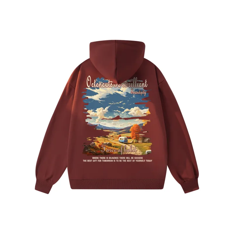 Small Columns Under The Sea Hoodie Unisex-10