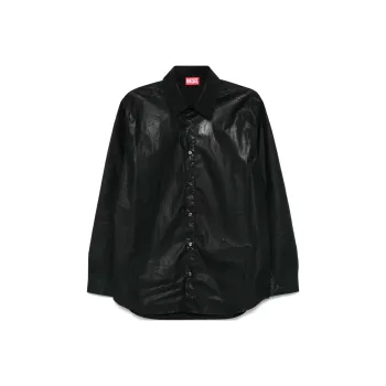 DIESEL S-Stanley Curved Hem Shirt