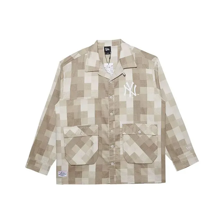 New Era x MLB Shirt Unisex Brown-0