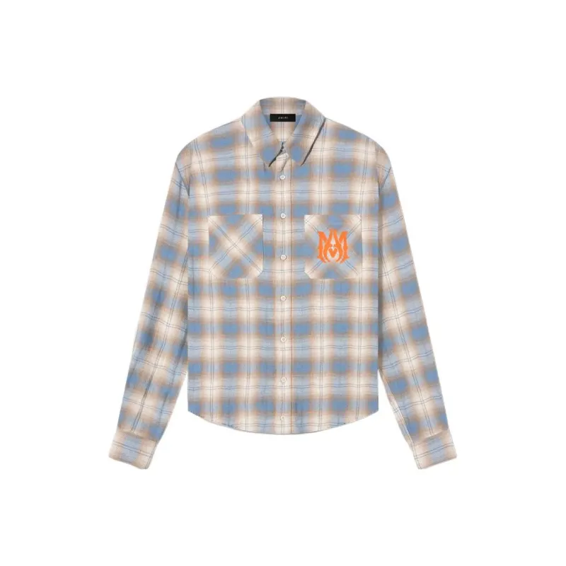 AMIRI Ma Vintage Stencil Plaid-0