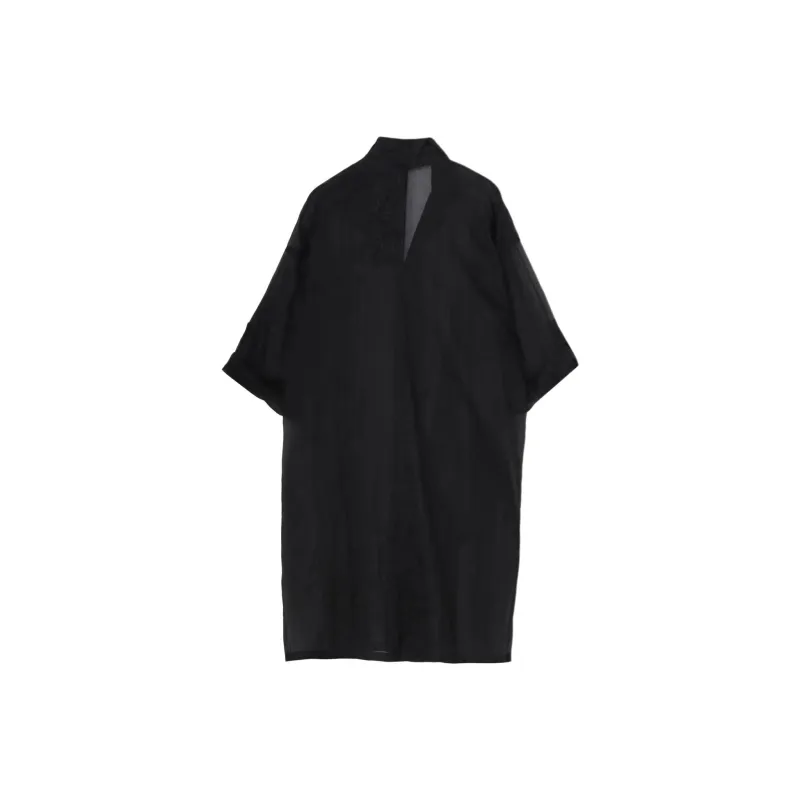 Yohji Yamamoto Femme SS25 Coat Women's Black-2
