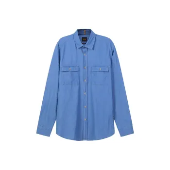 HUGO BOSS Shirts Men Blue