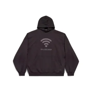 Balenciaga SS24 LO_VE Sweatshirt Loose Fit Style Unisex Black