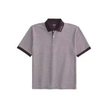 Hollister Polo Shirt Men's Purple Stripes