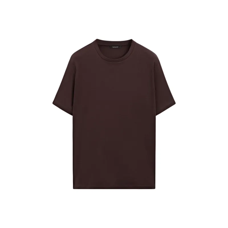 Massimo Dutti T Shirt Men's Brown-0