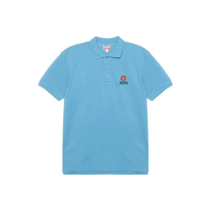 KENZO Boke Flower Series Polo Shirt Men's Sky Blue-0