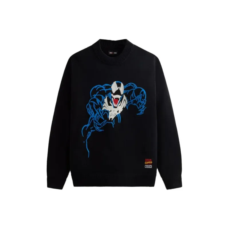 KITH X Marvel Venom Lewis Crewneck Sweater-0