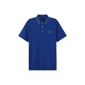 ARMANI EXCHANGE Polo Shirts Men Indigo