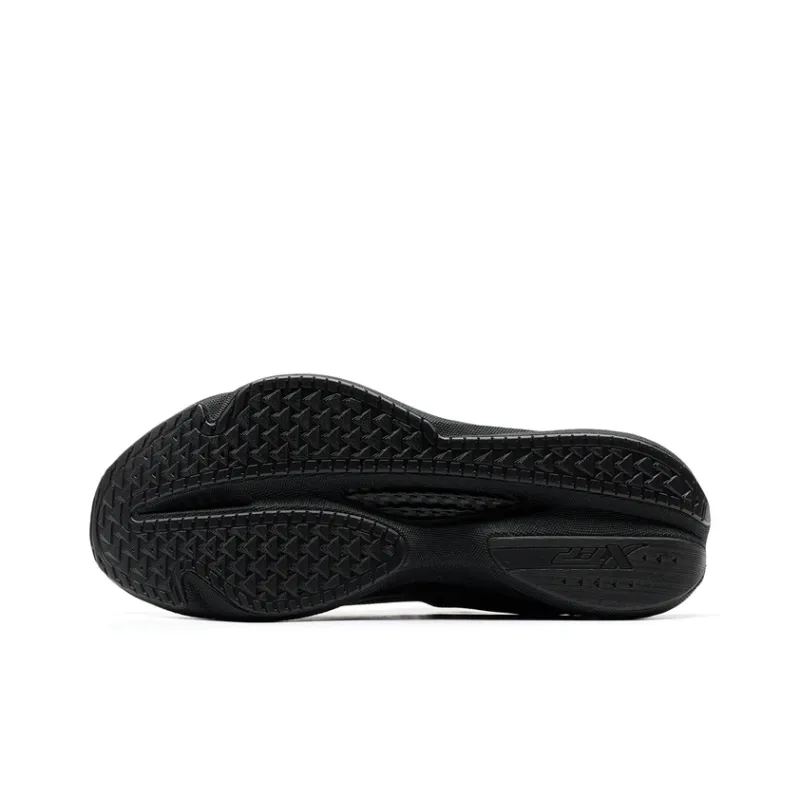 XTEP One Piece Molding 3rd Generation Physical Education Exam Edition Running Shoes Men Low Top Black-5