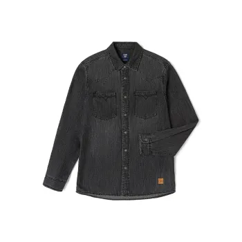 Lee Shirts Men Black Gray Color