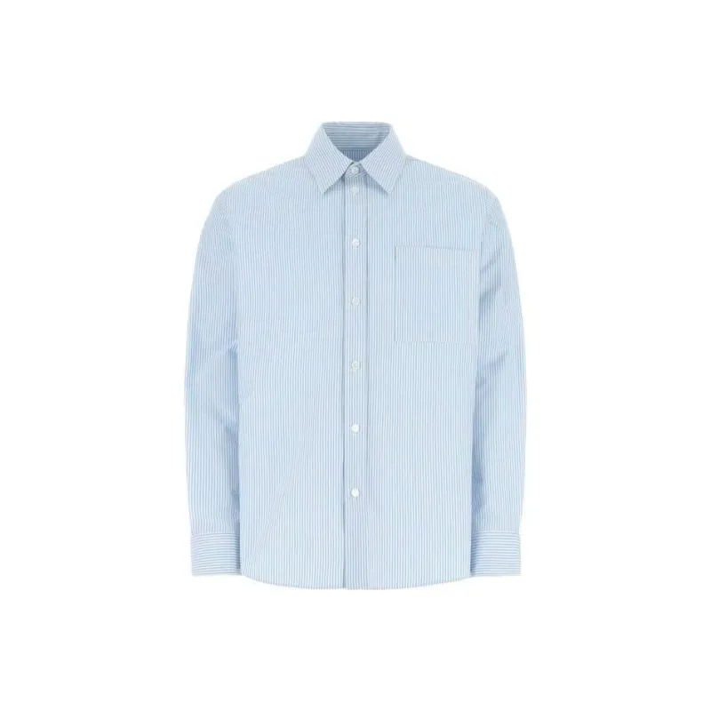 Bottega Veneta Shirts Men Blue-0
