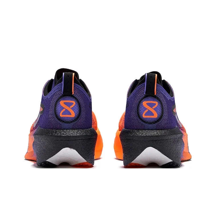 Erke Realm Of The Orchid 3.0 Running Shoes Men Low Top Fluorescent Fresh Orange Signal Purple-3