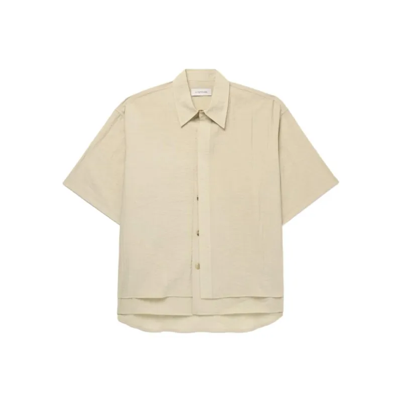 Le 17 Septembre Shirt Men's Beige-0