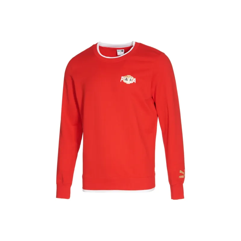 PUMA Sweatshirts Unisex Red-0