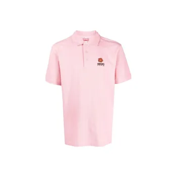 KENZO Polo Shirts Men Light Pink