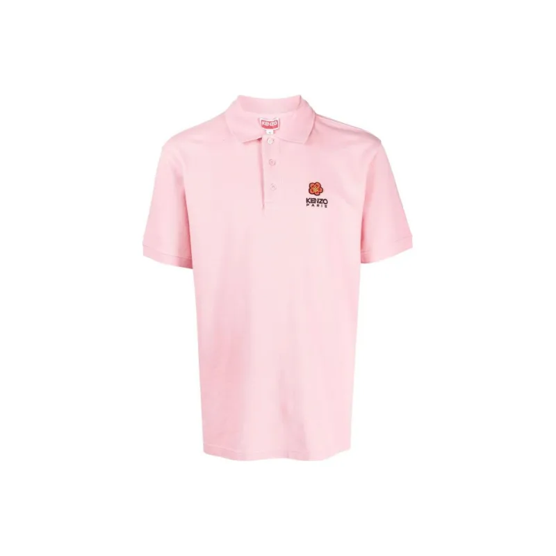 KENZO Polo Shirts Men Light Pink-0