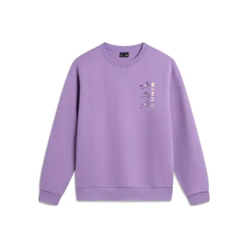 LiNing Sports Life Collection Sweatshirt Unisex Soft Purple