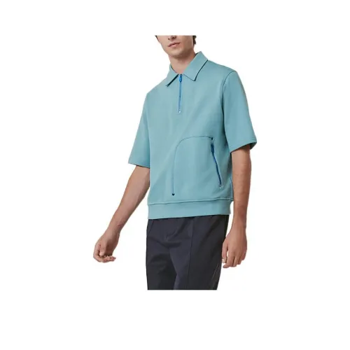 HERMES Polo Shirts Men Blue