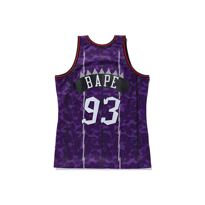 A BATHING APE Bape Basketball Jerseys Unisex Purple-1