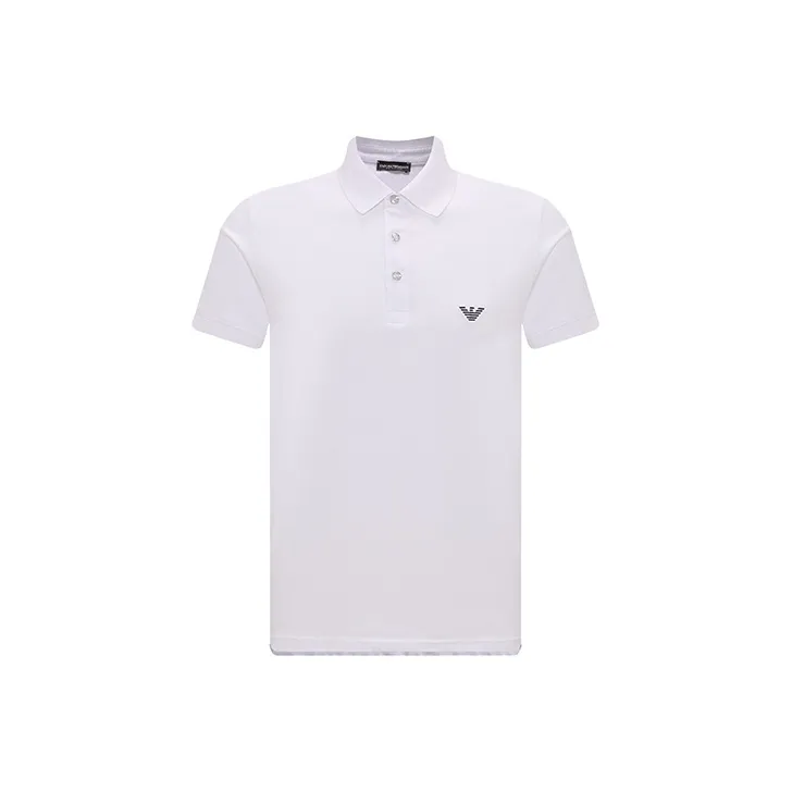 EMPORIO ARMANI SS23 Polo Shirt Men's White-0