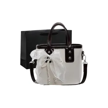 PINK·LAND PU Shoulder Bag, Crossbody Bag, Handbag Regular Women's Ecru/Black/Blue/Coffee