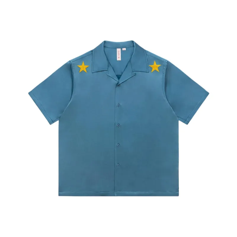 CLOT Shirts Men Blue-0