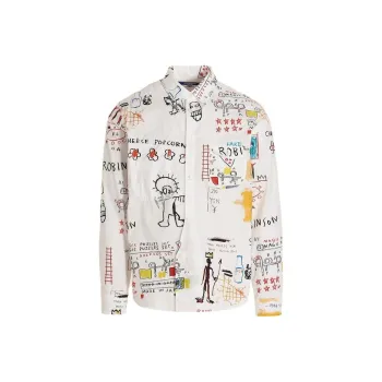 JUNYA WATANABE Graphic Printed Button Up Shirt