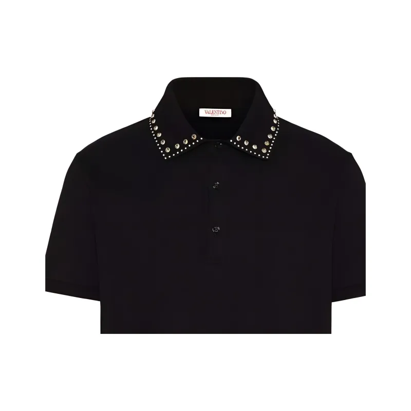 Valentino SS24 Polo Shirt Men's Black-5
