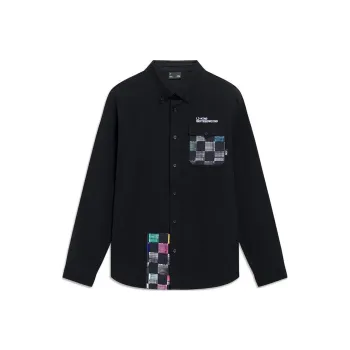 LiNing Skateboard Shirts Men Black