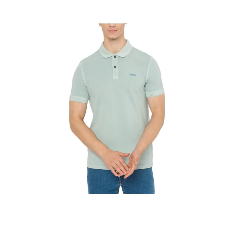 HUGO BOSS Polo Shirt Men's Light Green-0