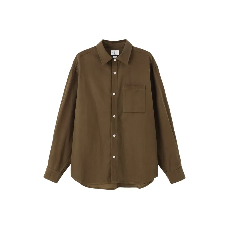 LR MADE Tencel Cotton Blend Long-Sleeved Shirt Unisex-4