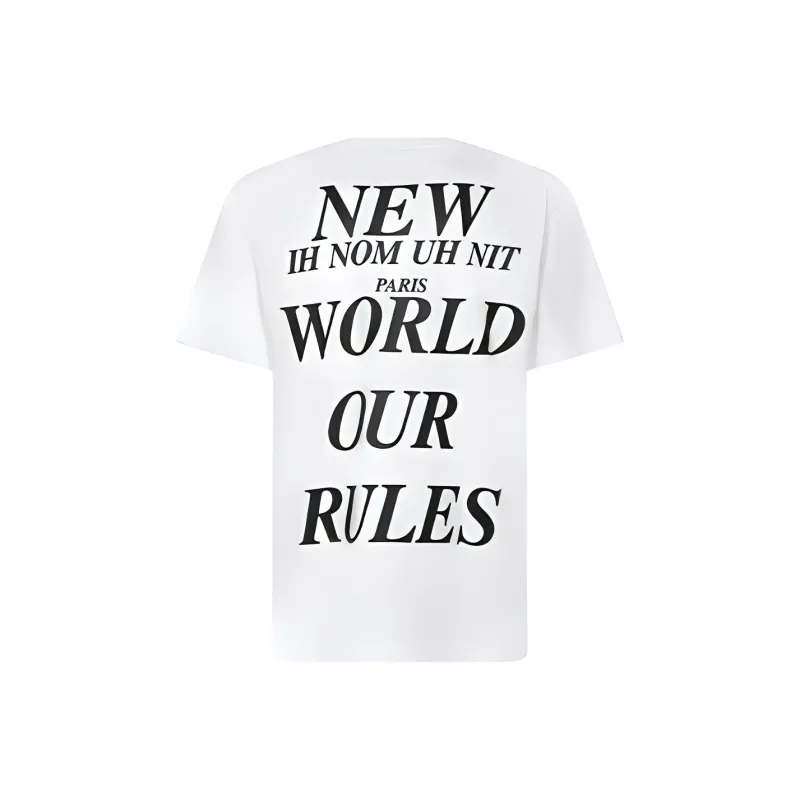 IH NOM UH NIT T Shirts Men White-1