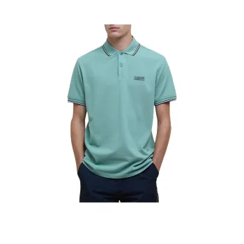 BARBOUR Polo Shirt Men's Granite Green