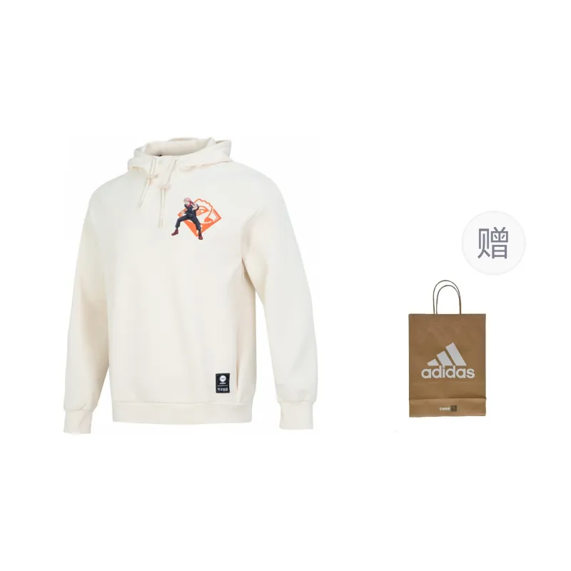 Adidas Sweatshirt Men's Wonder White+Shopping Bag-0